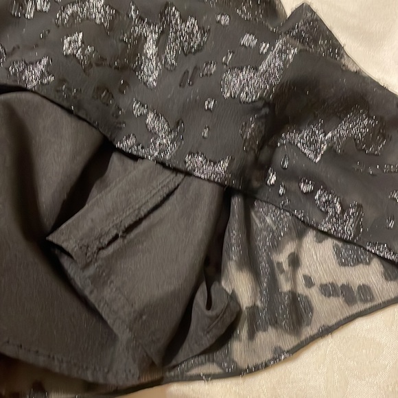 🎉3 for $30🎉 I 🖤 Ronson dress w/beautiful abstract design on sheer skirt (Mlb) - Picture 13 of 13